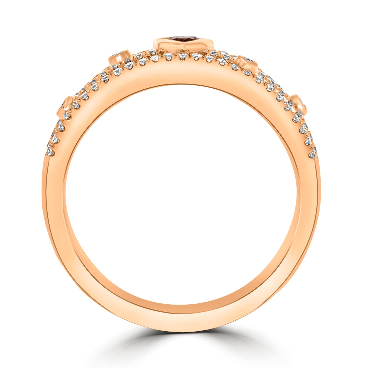 Natural Fancy Pink Ring
