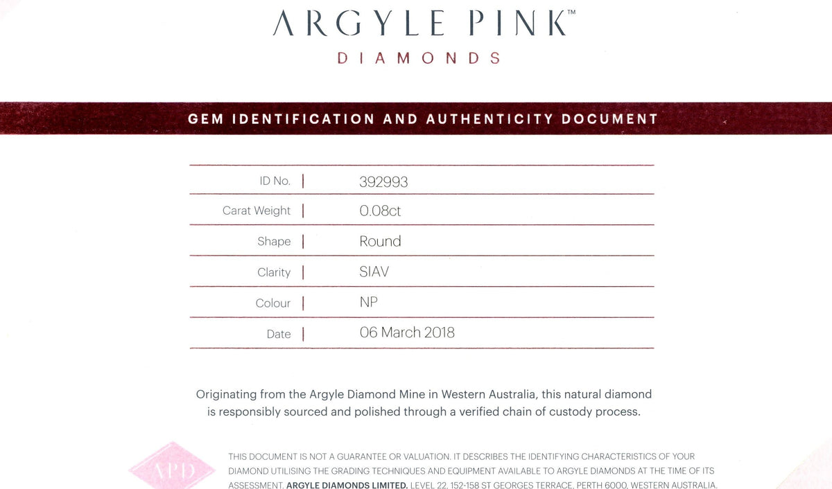 Argyle Pink Diamond Ring