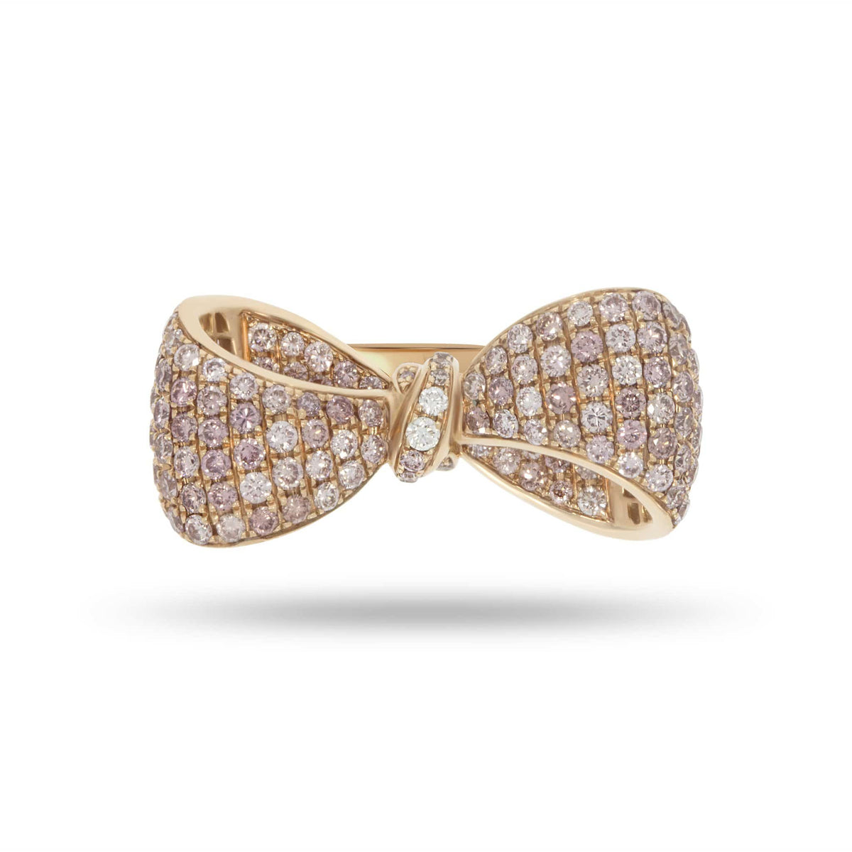 Pink Bow Tie Diamond Ring - Rosendorff Diamond Jewellers