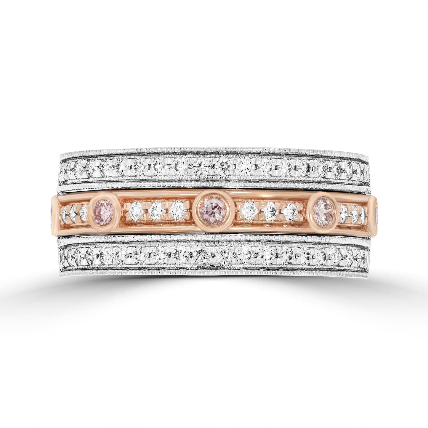 Blush Pink Diamond Band