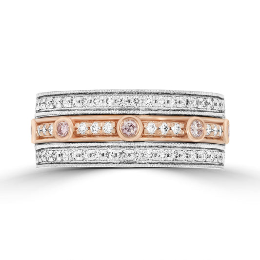 Blush Pink Diamond Band