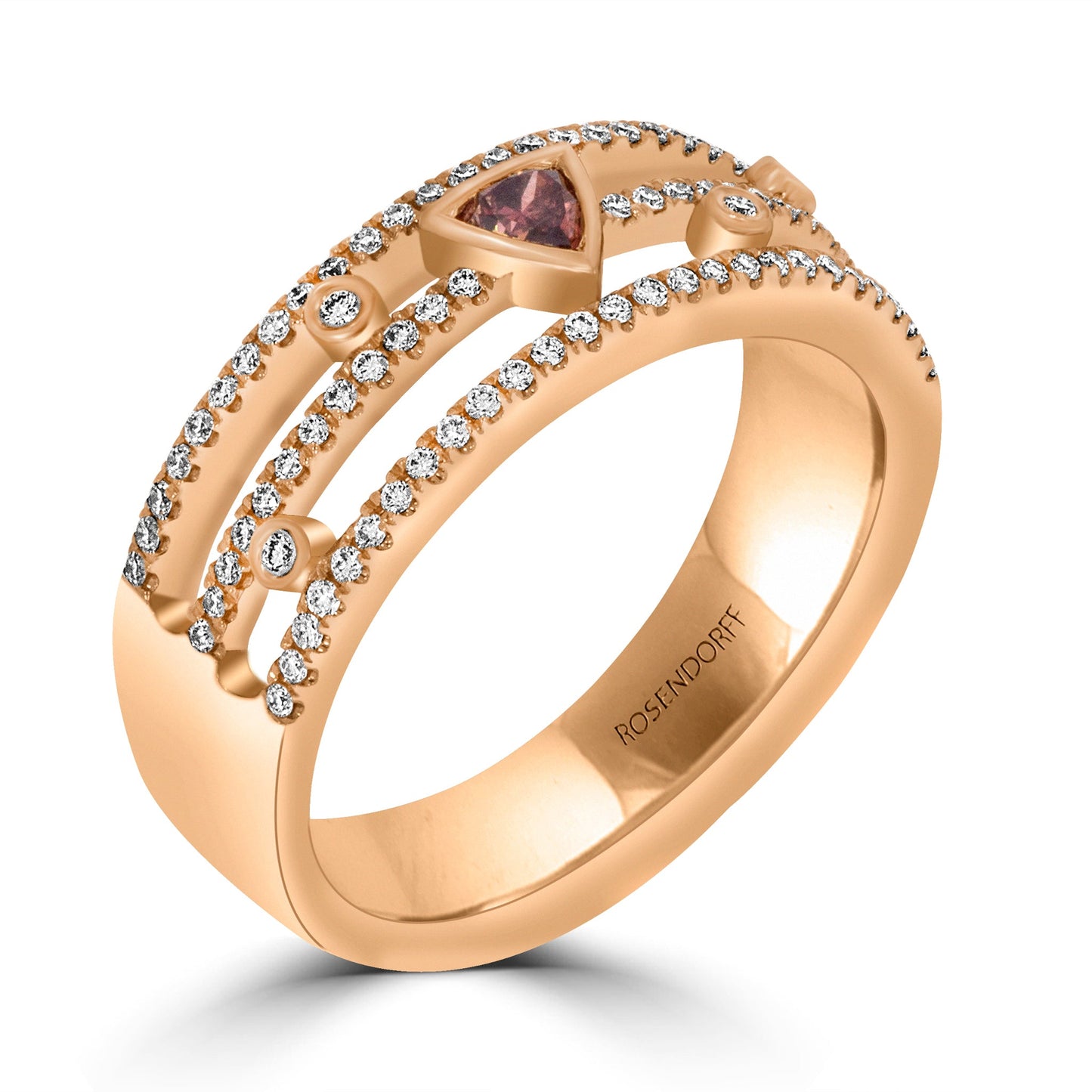 Natural Fancy Pink Ring