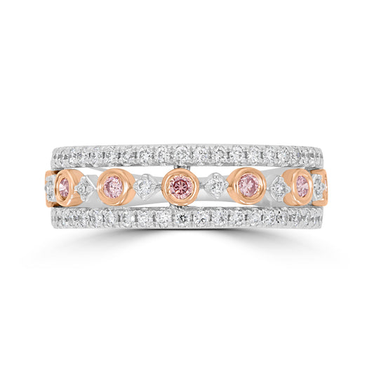 Pink Diamond Dress Ring