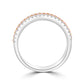 Natural Pink Diamond Band