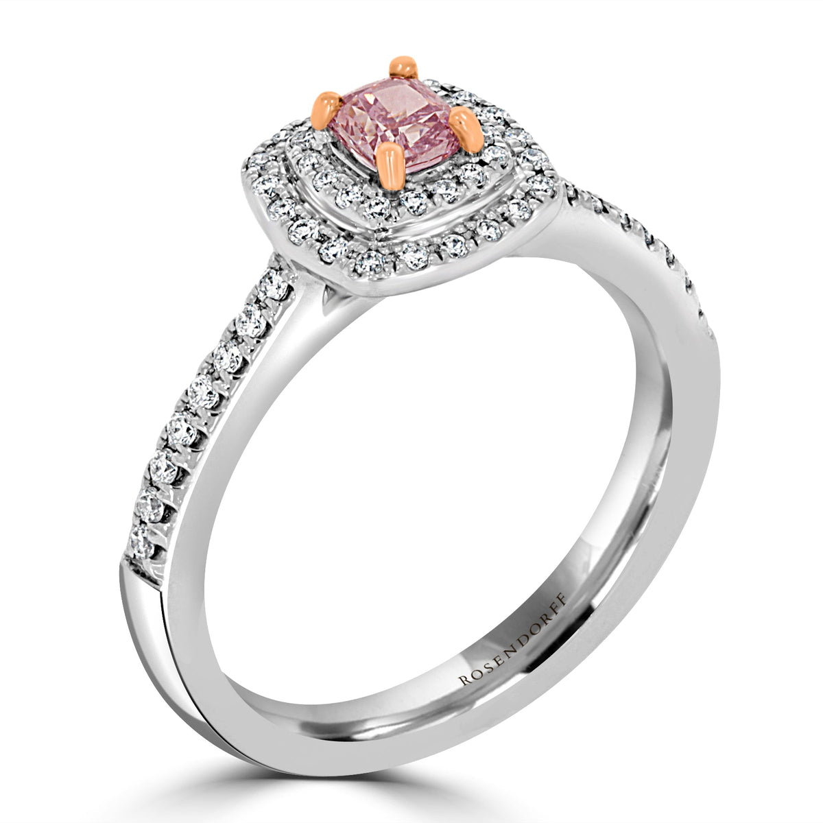 Fancy Intense Purple-Pink Diamond Ring