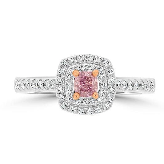 Fancy Intense Purple-Pink Diamond Ring