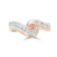 Fancy Intense Pink Twist Ring - Rosendorff Diamond Jewellers