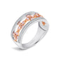 Pink Diamond Coronet Ring