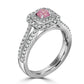 Fancy Intense Purple Pink 0.33ct Cushion