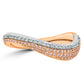 Pink Diamond Wave Ring