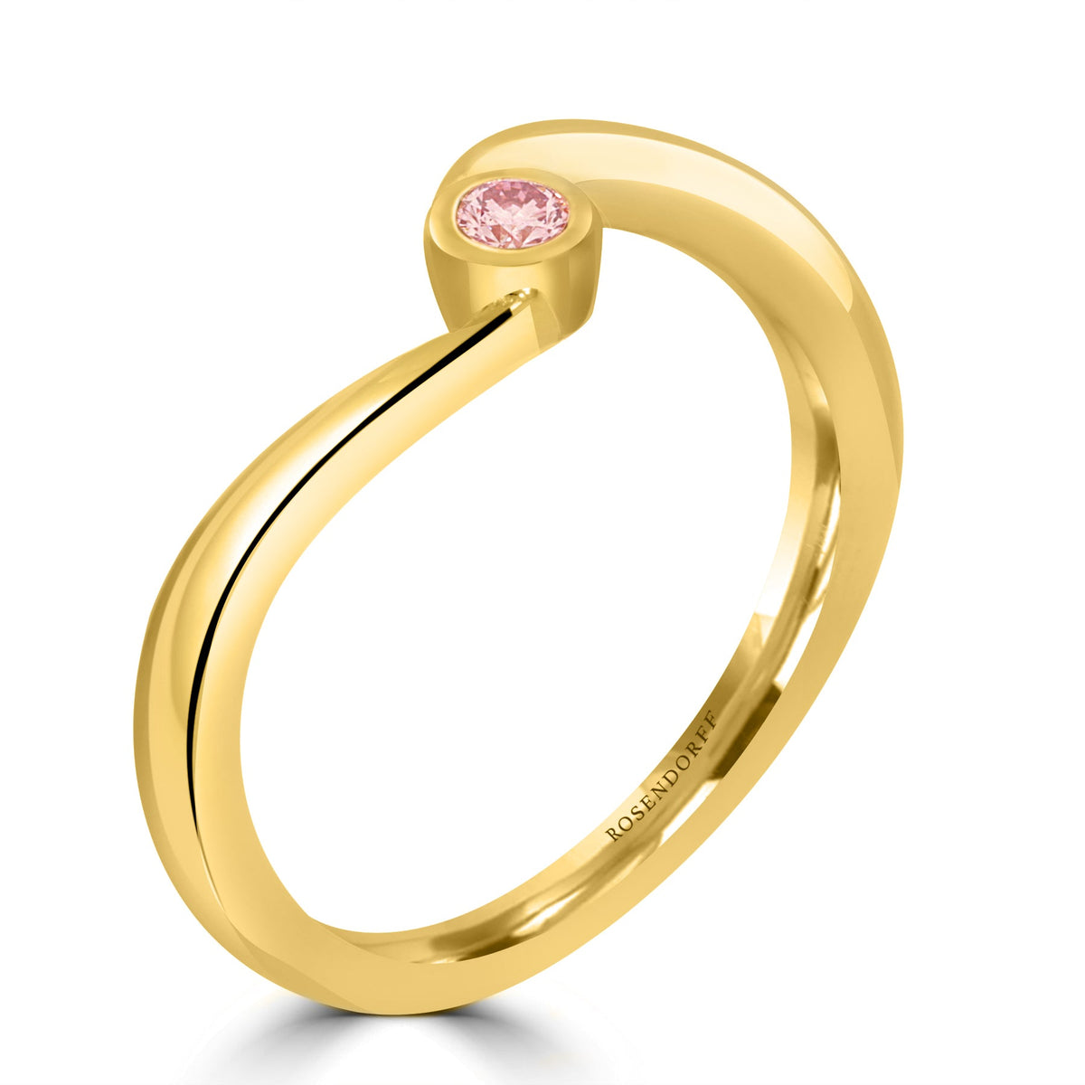 Argyle Pink 6PP Twist Diamond Ring