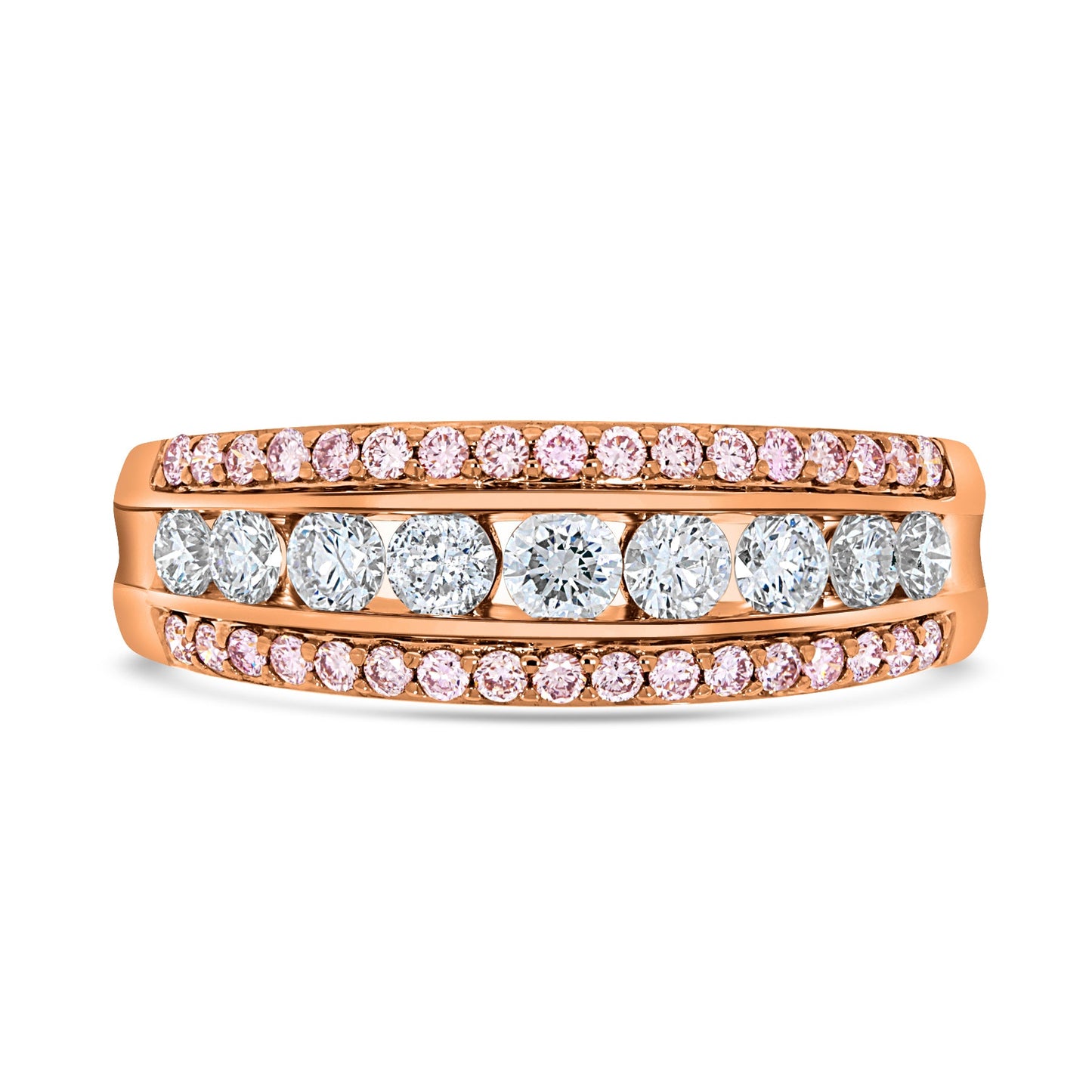 Fancy Pink Diamond Dress Ring