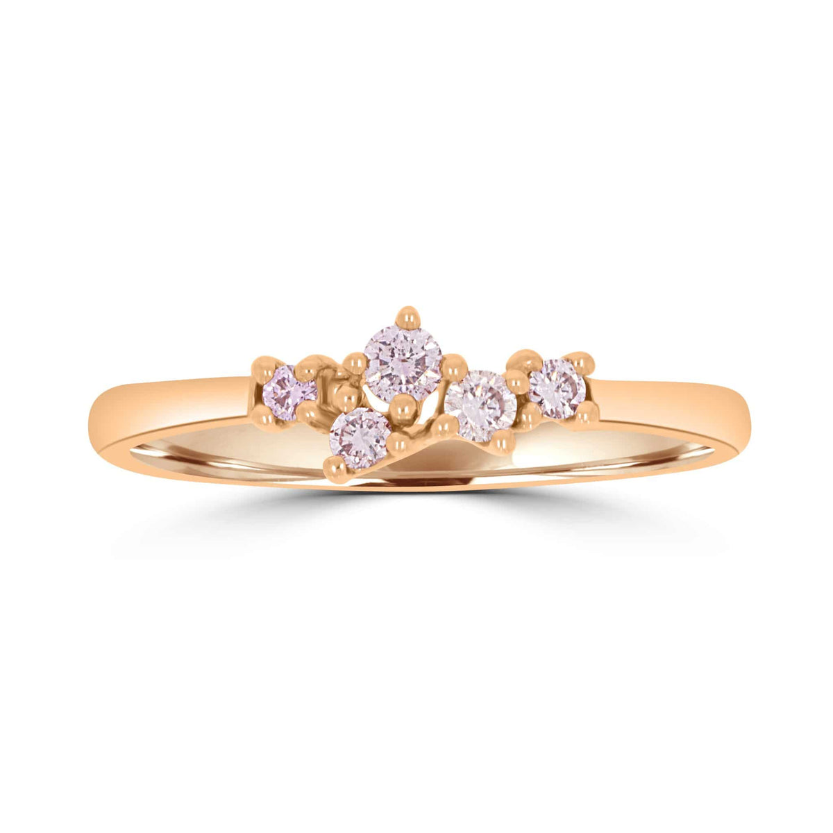Eminence Pinks Five Stone Diamond Ring - Rosendorff Diamond Jewellers