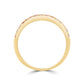 Eminence Pinks Diamond Band in Yellow Gold
