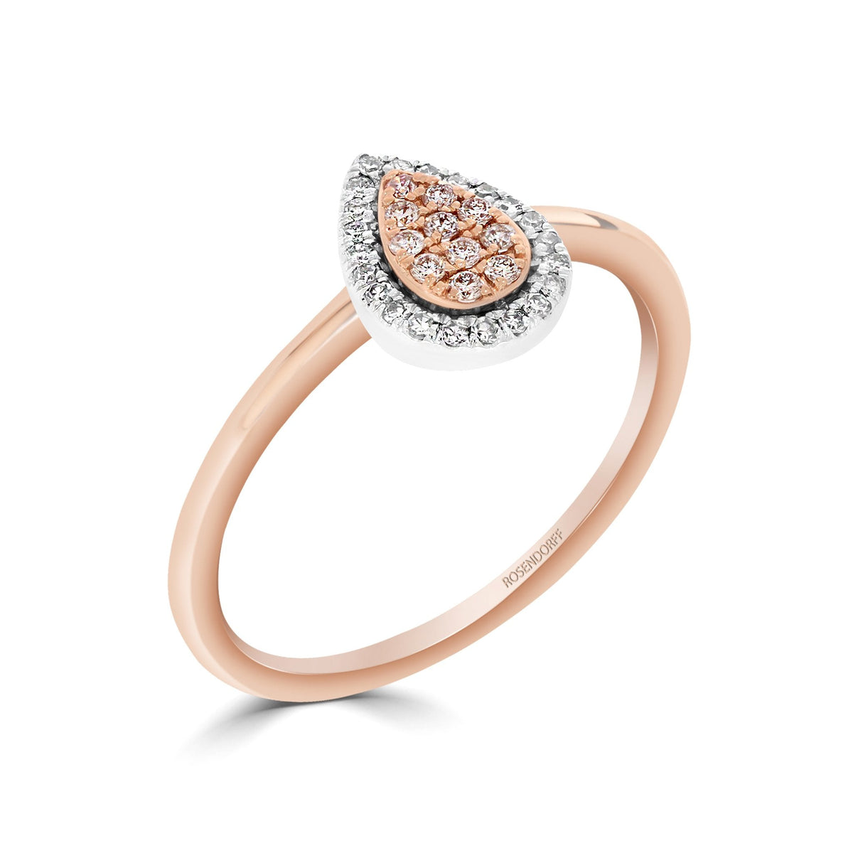 Eminence Pinks Diamond Pear Ring