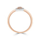 Eminence Pinks Diamond Pear Ring