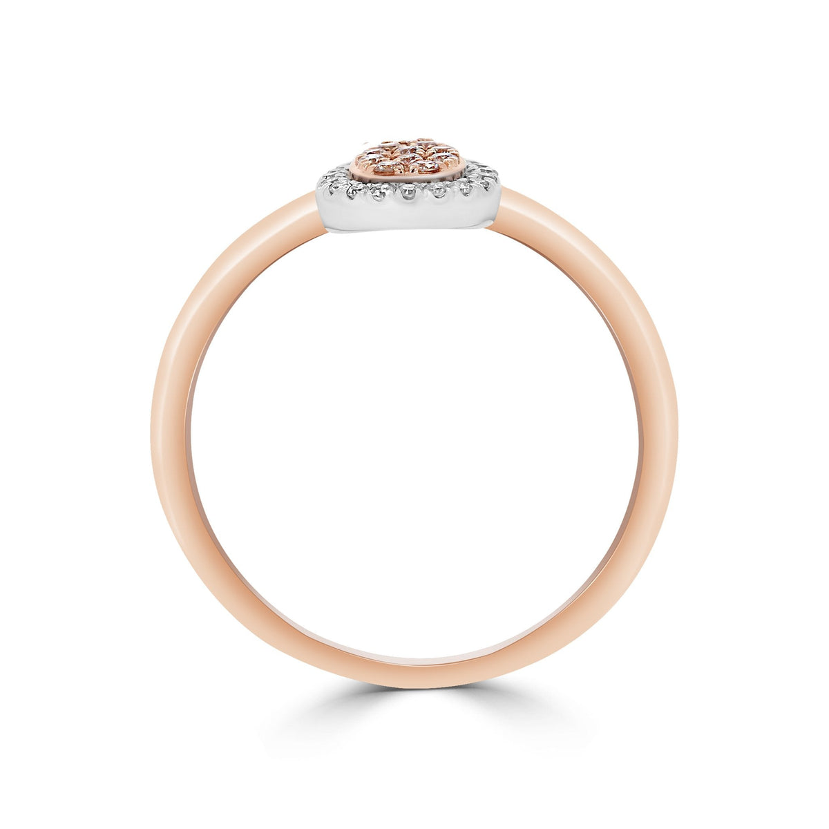 Eminence Pinks Diamond Pear Ring