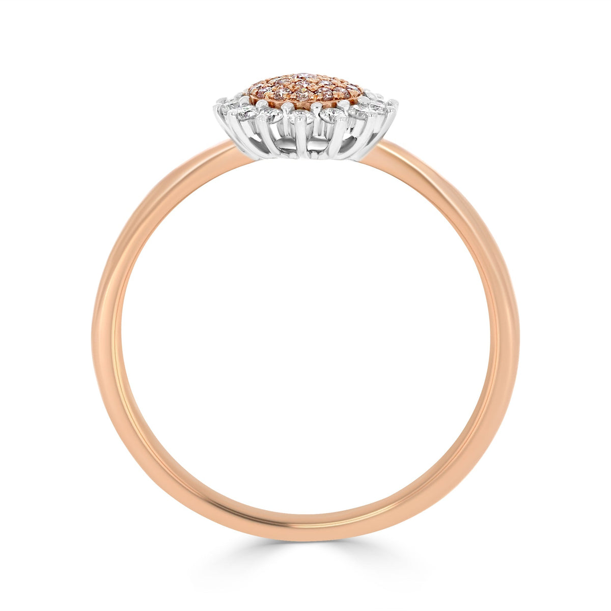 Eminence Pinks Diamond Sunflower Ring