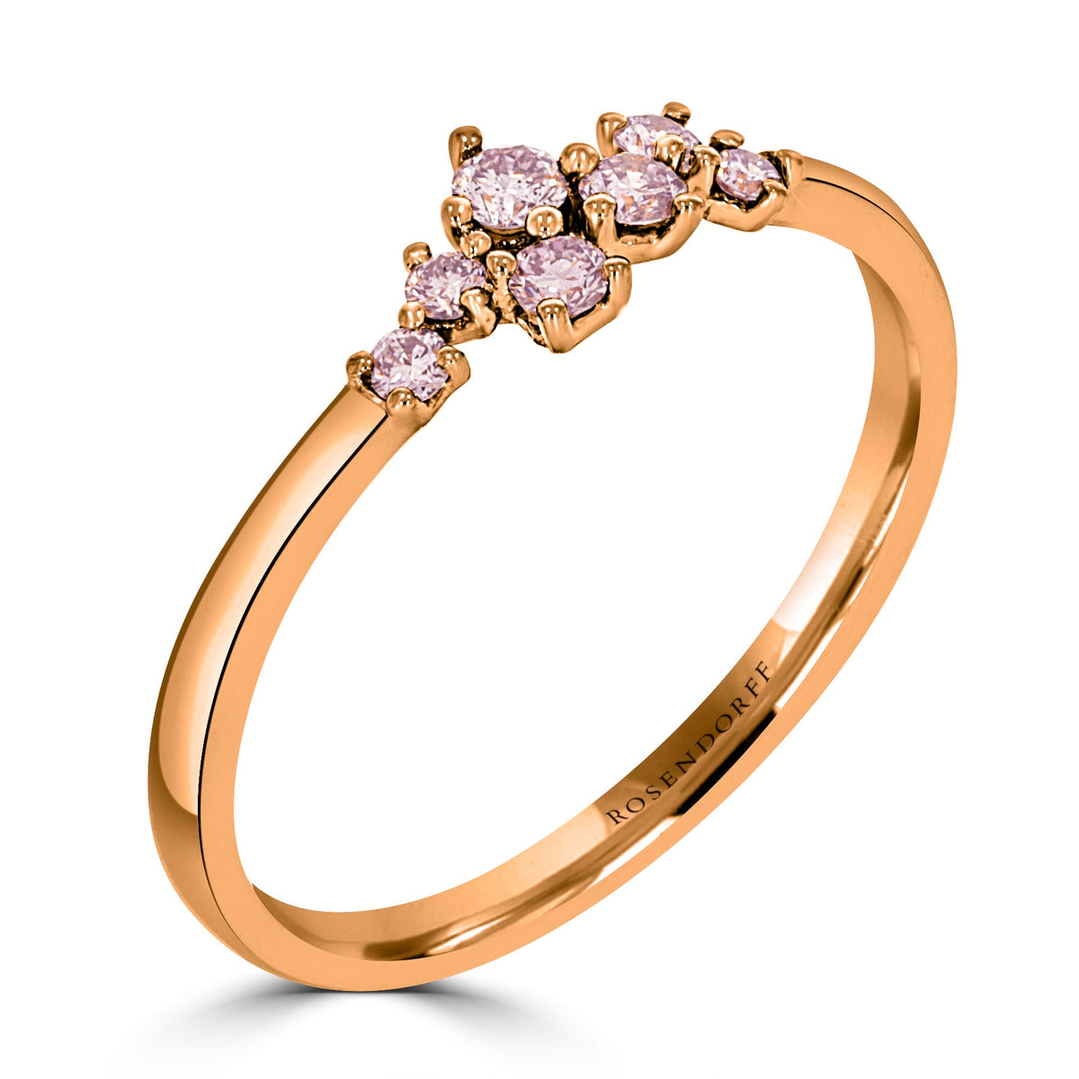 Eminence Pinks Scattered Diamond Ring RG