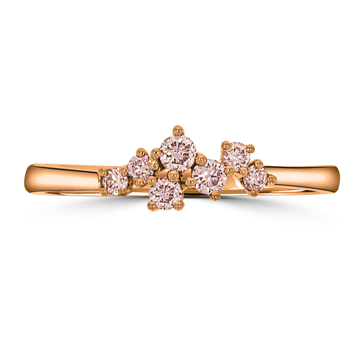 Eminence Pinks Scattered Diamond Ring RG