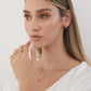 Eminence Pinks Diamond Claw Set Hoops