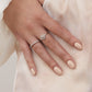 Eminence Pinks Diamond Sunflower Ring | White Gold