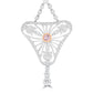 Art Deco Pink Diamond Necklace