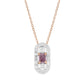 Natural Fancy Pink-Purple Diamond Pendant - Rosendorff Diamond Jewellers