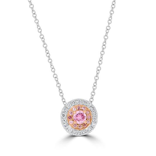 Argyle Fancy Intense Purplish Pink Diamond Pendant