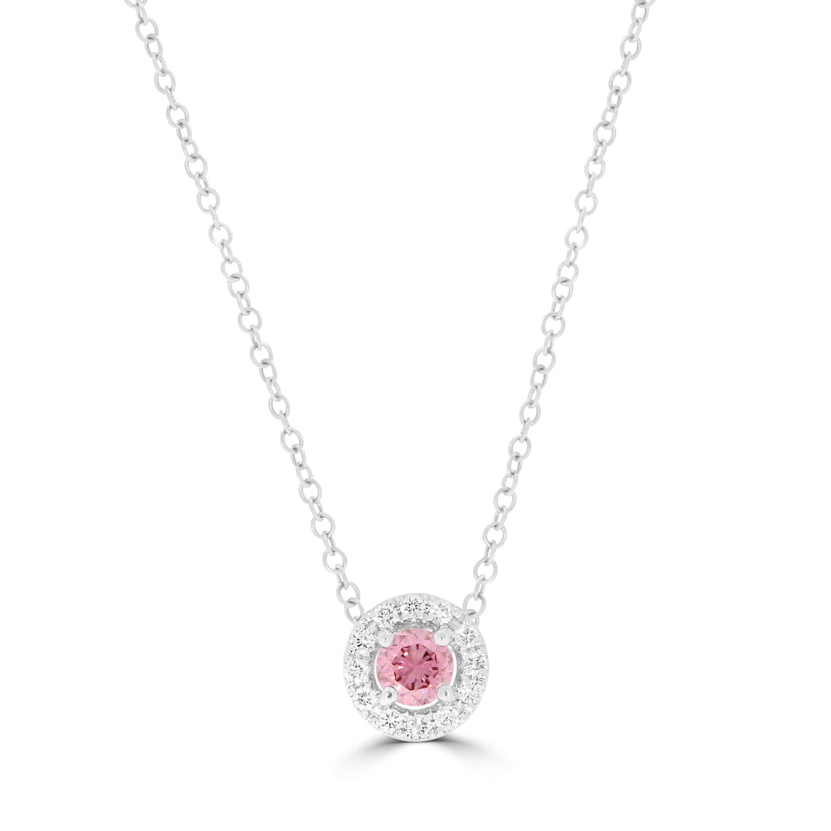 Fancy Intense Pink Diamond Pendant - Rosendorff Diamond Jewellers
