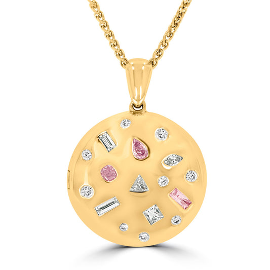 Pink Diamond Locket