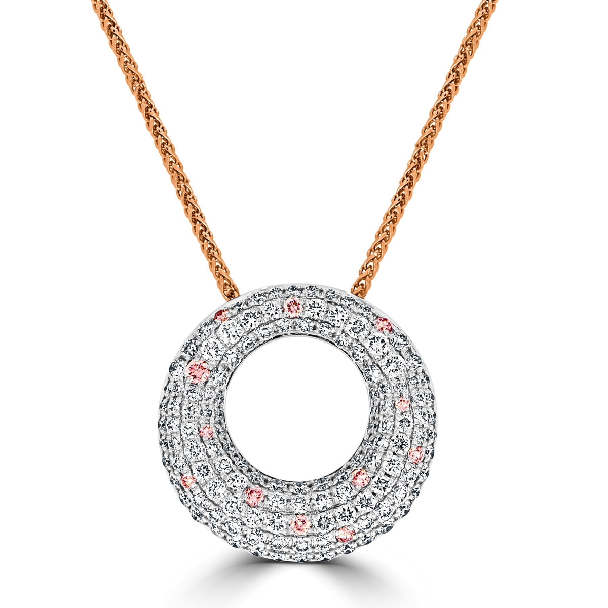 Diamond Donut Pendant