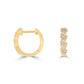 Eminence Pink Diamond Twist Hoops In Yellow Gold  Valued at $2880.00
