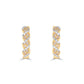 Eminence Pink Diamond Twist Hoops In Yellow Gold  Valued at $2880.00