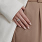 Natural Pink Diamond Band