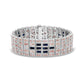 Argyle Pink Diamond & Sapphire Cuff - Rosendorff Diamond Jewellers
