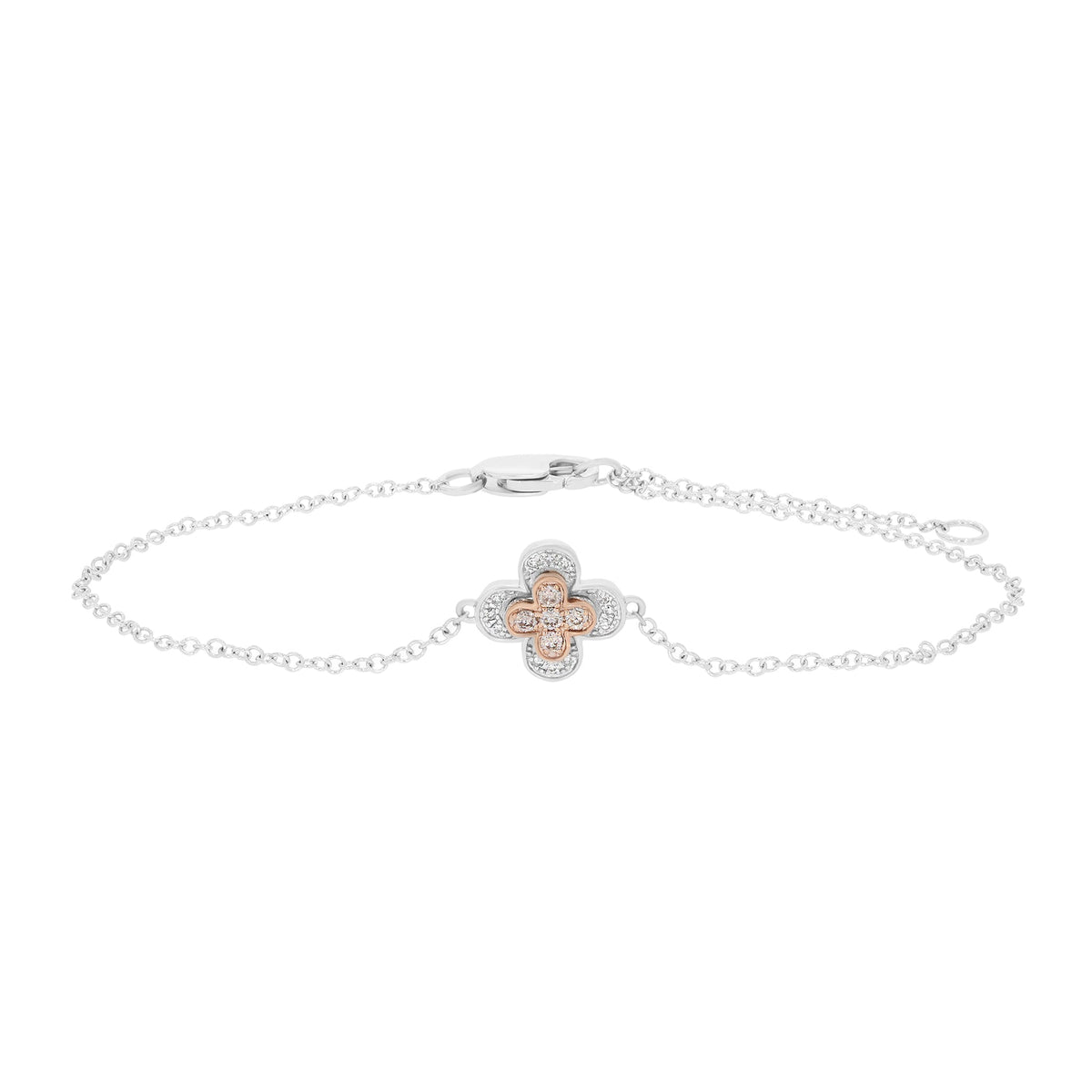 Eminence Pinks Clover Bracelet