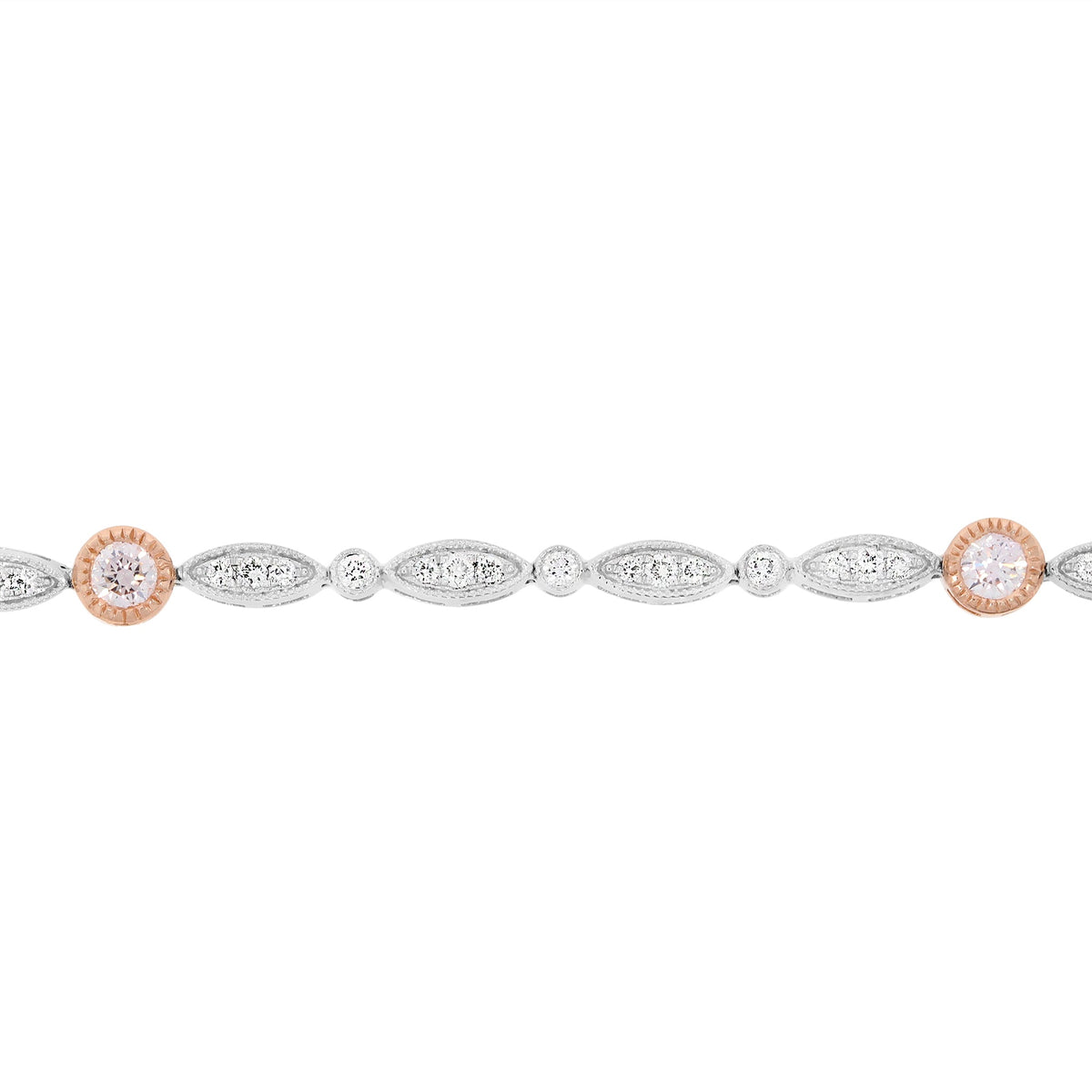 Antique Pink Argyle Diamond Bracelet