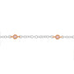 Pink Diamond Bezel Set Bracelet