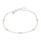 Pink Diamond Bezel Set Bracelet