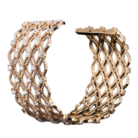 Argyle Pink Diamond Lattice Cuff