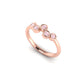 Eminence Pinks Five Stone Bezel  Valued at $3999.00