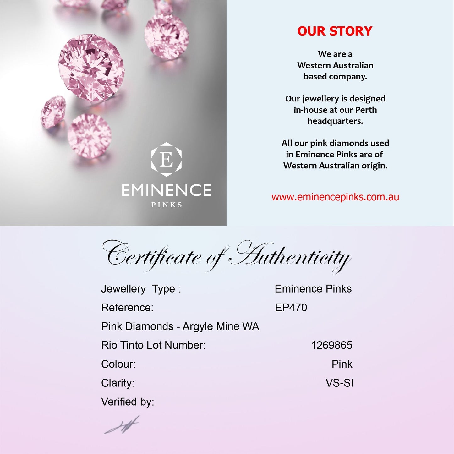 Eminence Pinks Diamond Sunflower Earrings | White Gold