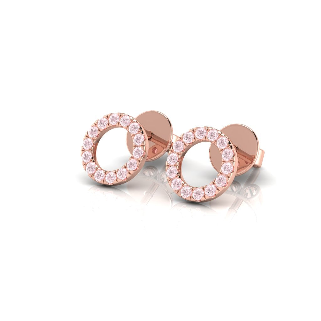 Eminence Pinks Circle of Life Earrings - Rosendorff Diamond Jewellers