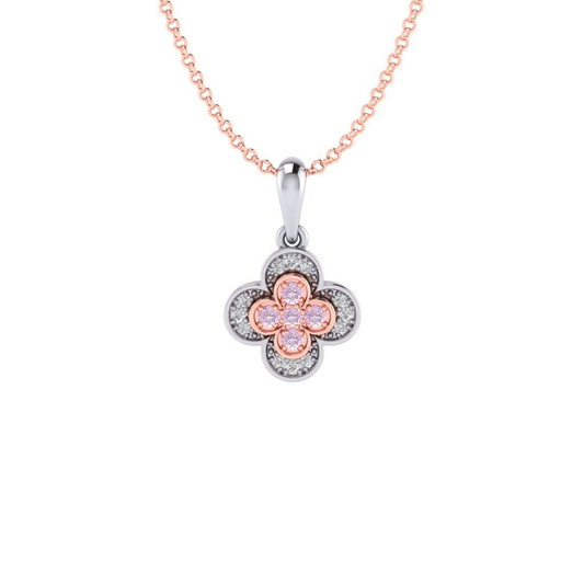 Eminence Pinks Clover Pendant