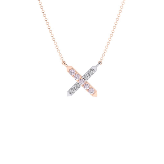 Eminence Pinks Diamond Cross Pendant - Rosendorff Diamond Jewellers