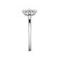 Eminence Pinks Diamond Sunflower Ring | White Gold