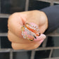 Eminence Pinks Scattered Diamond Ring RG