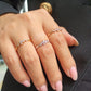 Eminence Pinks Scattered Diamond Ring RG