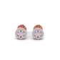 Eminence Pinks Diamond Halo Earrings - Rosendorff Diamond Jewellers